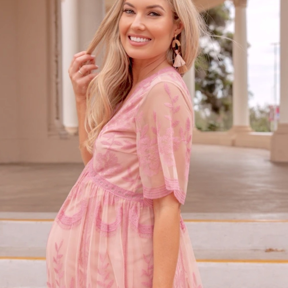PinkBlush Maternity Dress